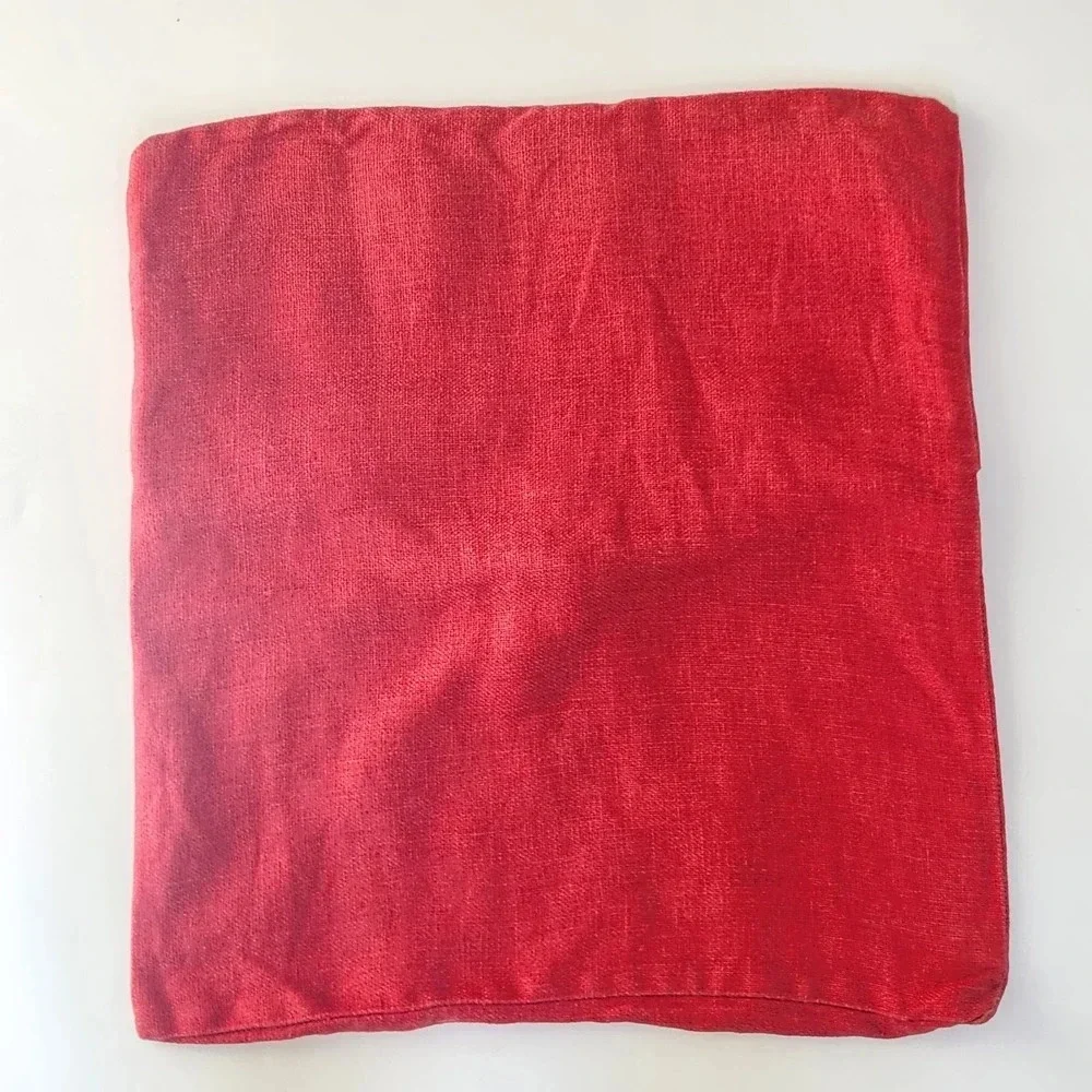 Pottery Barn Textured Linen Throw Pillow 18